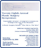 28th Annual Plastic Surgery Symposium